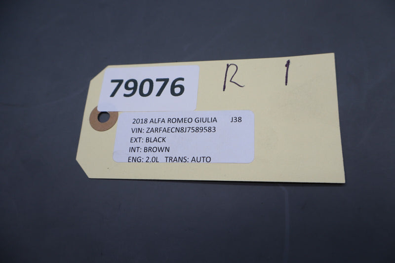 Load image into Gallery viewer, 17-22 Alfa Romeo Giulia Steering Wheel Black Leather w/ Switch Buttons Oem