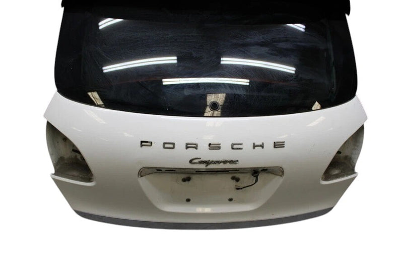 Load image into Gallery viewer, 11-14 Porsche Cayenne 958S Trunk Lid Liftgate Tailgate Hatch Shell White OEM