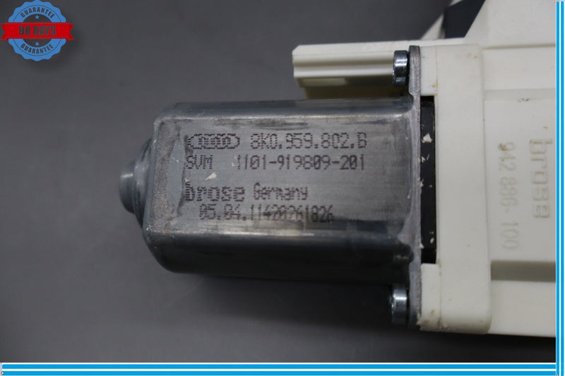 Load image into Gallery viewer, 11-18 Audi A8 Quattro S8 Rear Left Door Window Regulator Motor 8K0959802B Oem