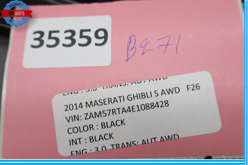 Load image into Gallery viewer, 14-21 Maserati Ghibli S Front Right Door Central Reinforcement Plate Oem