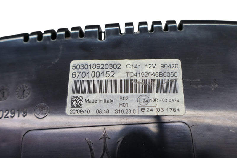 Load image into Gallery viewer, 14-17 Maserati Ghibli M157 Speedometer Instrument Gauge Cluster Assembly Oem
