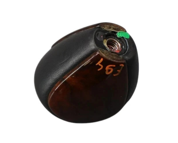 Load image into Gallery viewer, 07-15 Jaguar X150 XK XKR Automatic Gear Shifter Selector Knob Leather Black Oem
