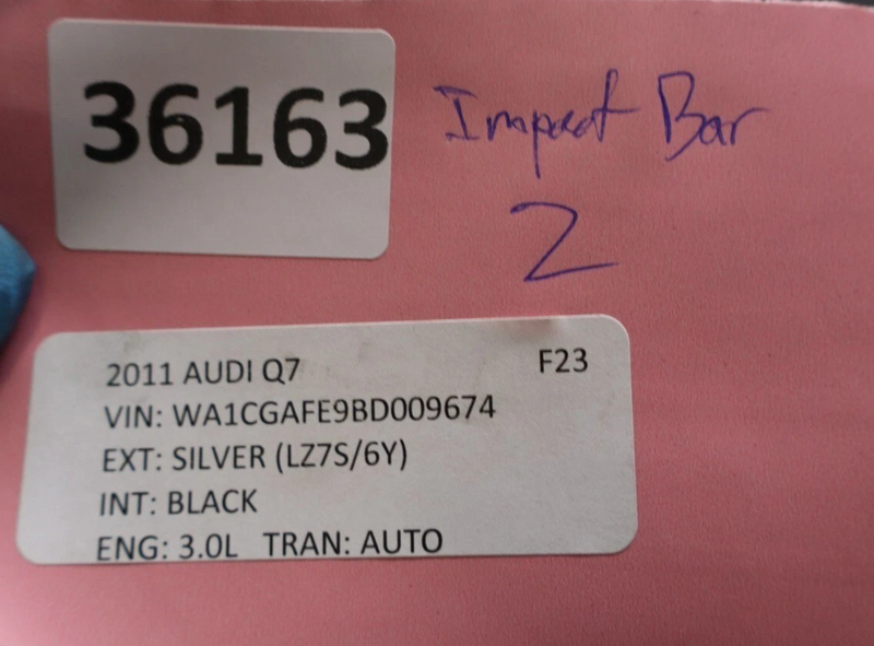 Load image into Gallery viewer, 07-15 Audi Q7 Rear Bumper Support Reinforcement Impact Beam Bar 4L0807309 Oem