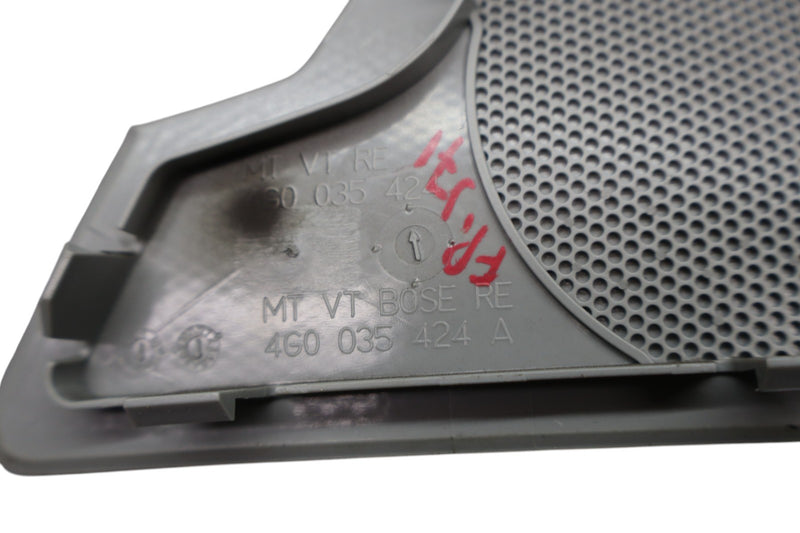 Load image into Gallery viewer, 12-18 Audi A6 Quattro Front Right Door Speaker Grille Cover Silver 4G0035424 Oem