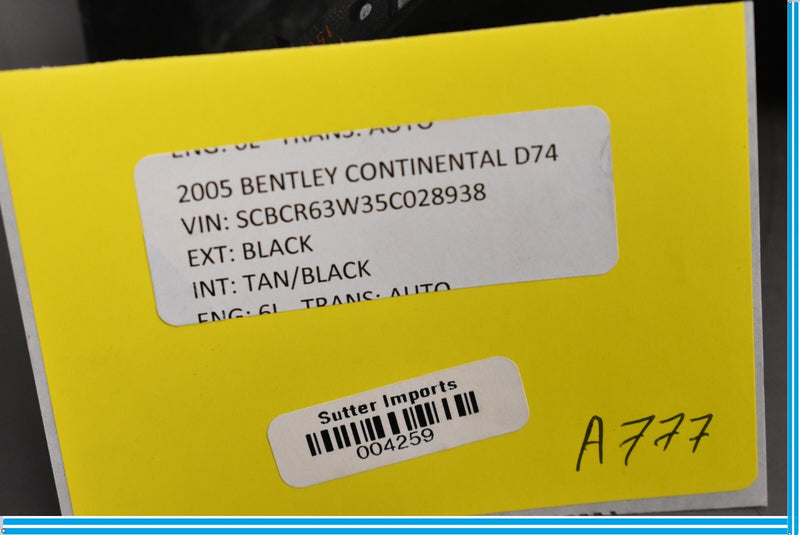 Load image into Gallery viewer, 04-10 Bentley Continental Positive Battery Terminal Fuse Box 3W0937548 Oem