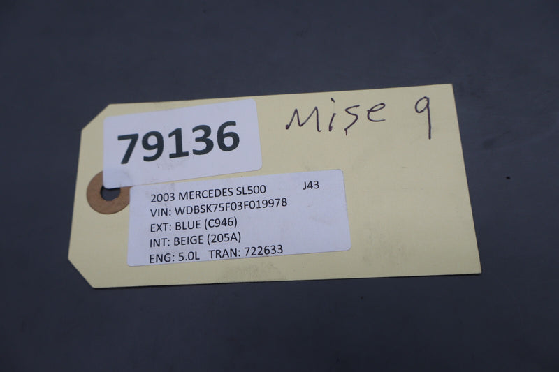 Load image into Gallery viewer, 00-06 Mercedes R230 SL500 CLK430 Fuel Injector Rail W/ Injectors 1130700095 Oem