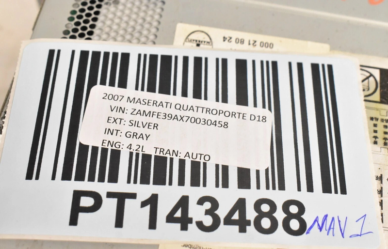 Load image into Gallery viewer, 05-08 Maserati Quattroporte M139 Dash NAV Navigation Display Unit 7612002395 Oem