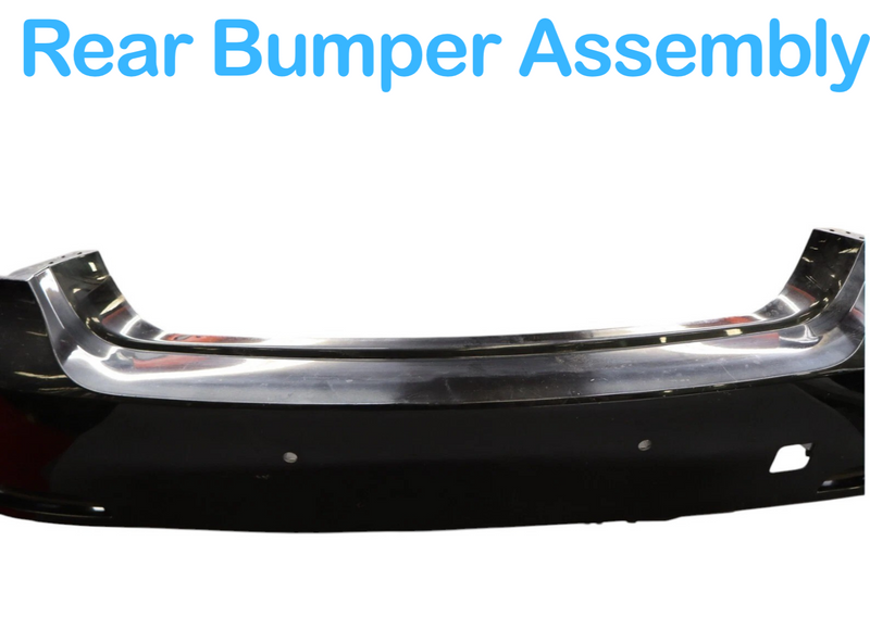 Load image into Gallery viewer, 09-12 BMW 750i 750Li Rear Lower Bumper Cover Assembly Trim Panel Black OEM