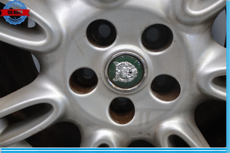 Load image into Gallery viewer, 97-06 Jaguar X100 XK8 XKR Impeller 9 x 18 Rear Wheel Rim Silver MJE6118BA Oem