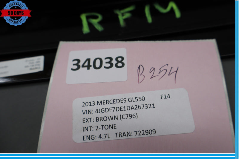Load image into Gallery viewer, 13-19 Mercedes GL550 X166 Rear Right C Pillar Quarter Window Molding Oem
