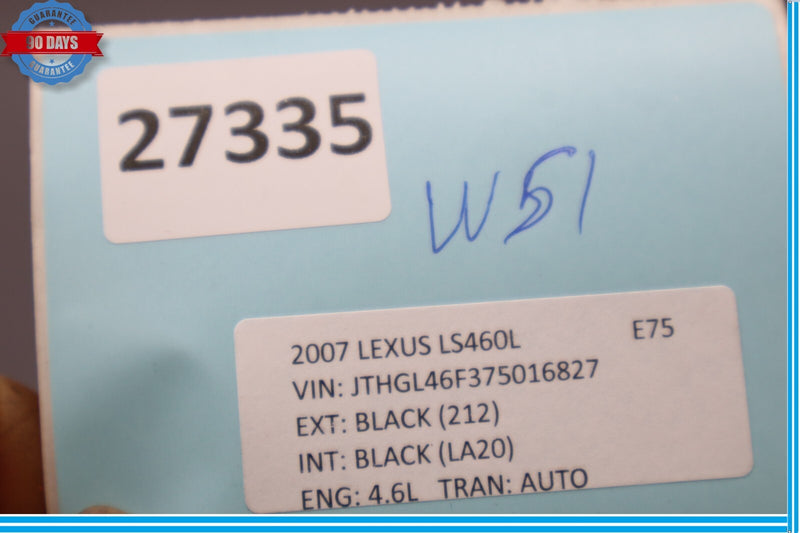 Load image into Gallery viewer, 07-12 Lexus LS460 Rear Right Passenger Side Door Window Regulator Motor Oem