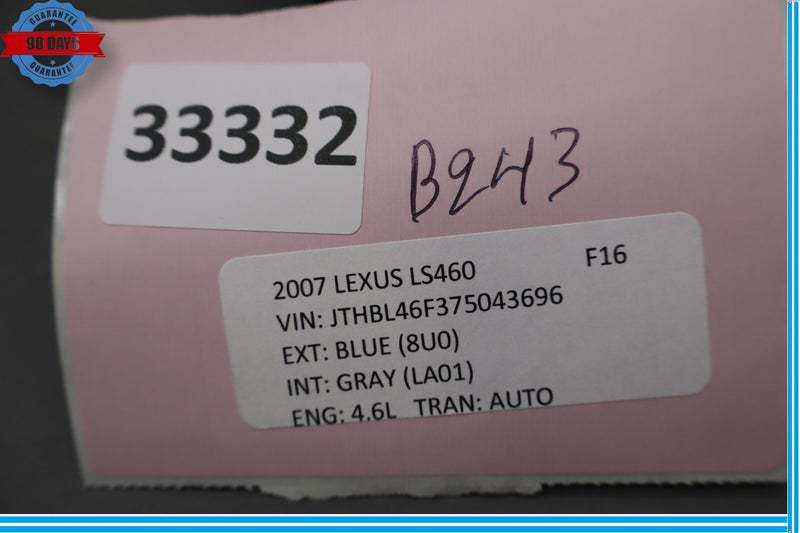 Load image into Gallery viewer, 07-12 Lexus LS460 LS460L Rear Right Passenger Side Exterior Door Handle Oem