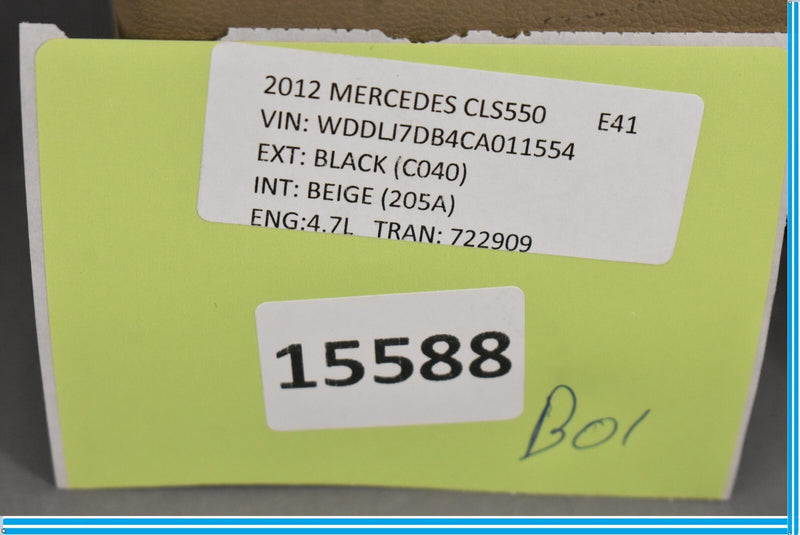Load image into Gallery viewer, 10-16 Mercedes CLS550 W218 Right Side Under Seat Compartment Beige Oem