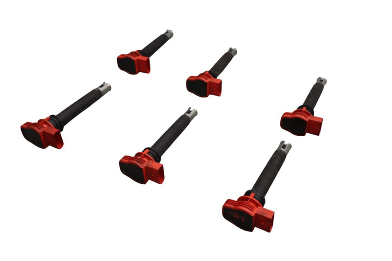 Load image into Gallery viewer, 05-19 Audi A4 A5 A6 Quattro SQ5 Q5 Front Engine Ignition Coil Red 06E905115A Oem