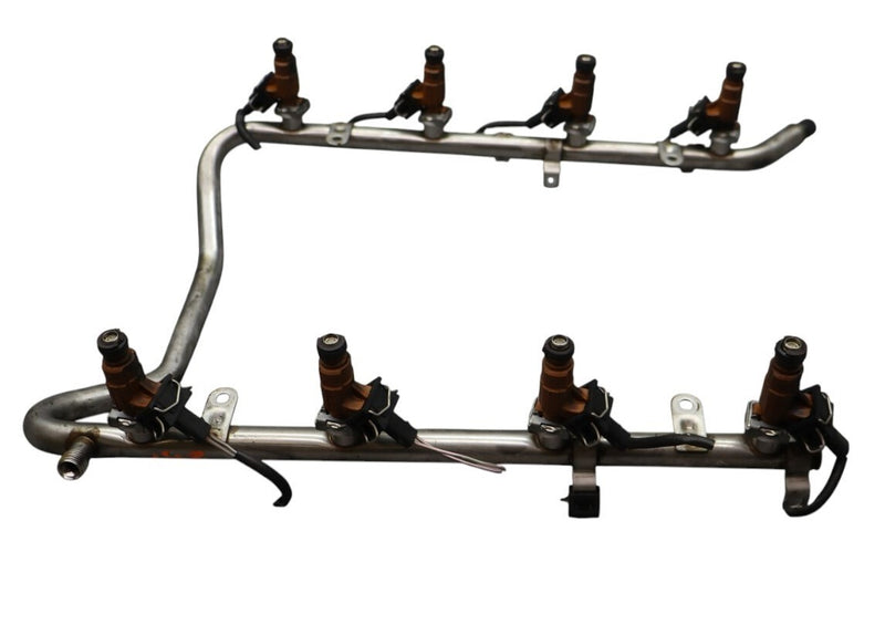 Load image into Gallery viewer, 00-06 Mercedes R230 SL500 CLK430 Fuel Injector Rail W/ Injectors 1130700095 Oem