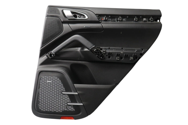 Load image into Gallery viewer, 11-18 Porsche Cayenne 958 Turbo S Rear Right Side Interior Door Panel Black Oem
