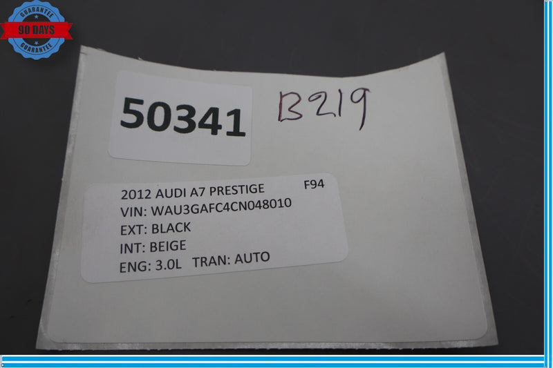 Load image into Gallery viewer, 12-18 Audi A7 A7 Quattro Rear Right Side Seatbelt Buckle Receiver 4G8857739 Oem