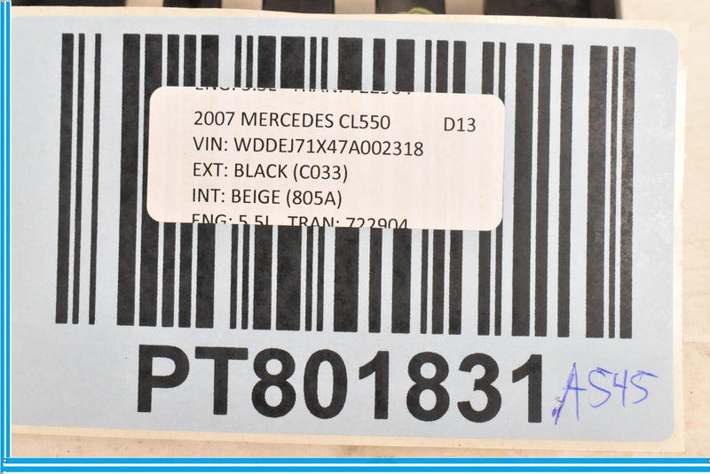 Load image into Gallery viewer, 07-14 Mercedes S550 CL550 W221 ESP Parking Assist Suspension Switch Bezel Oem
