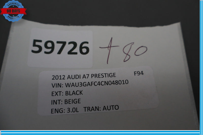 Load image into Gallery viewer, 12-18 Audi A7 Right Passenger Side Lower B Pillar Cover Trim Panel Oem