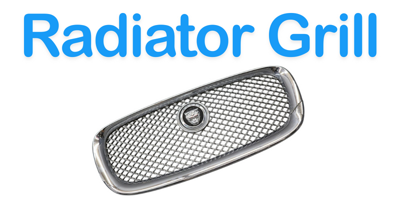 Load image into Gallery viewer, 10-15 Jaguar X351 XJ Front Bumper Grill Grille Chrome W/ Logo AW938B271BA Oem