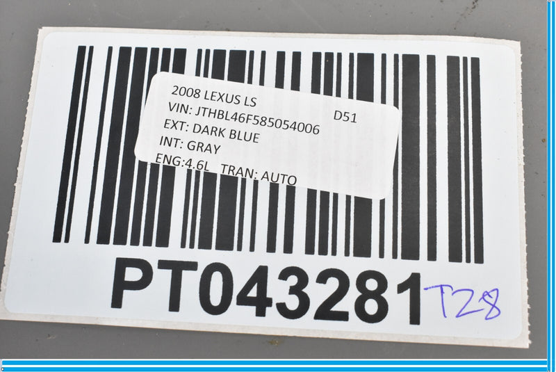 Load image into Gallery viewer, 07-12 Lexus LS460 Front Left Door Lock Latch Trim Cover Panel 6771250010 Oem