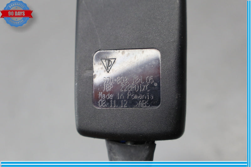 Load image into Gallery viewer, 10-16 Porsche Panamera 970 Front Right Side Seat Belt Seatbelt Buckle Black Oem