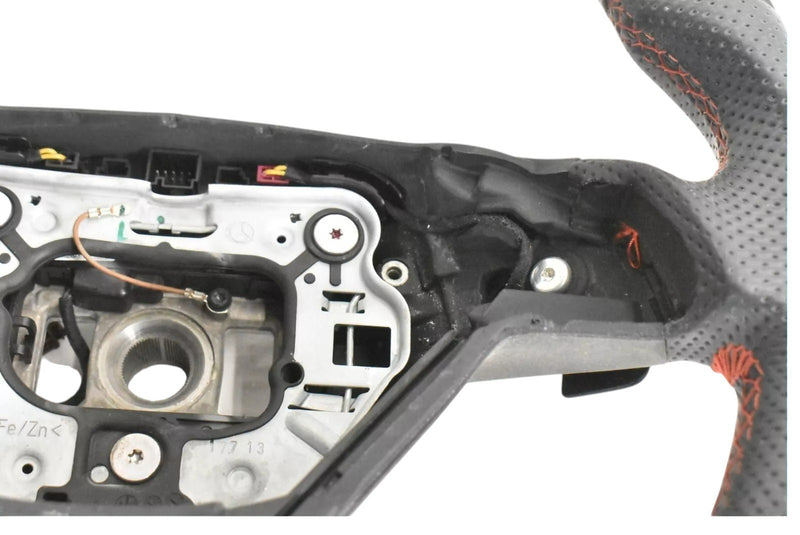 Load image into Gallery viewer, 14-18 Mercedes CLA250 W117 Steering Wheel Leather Black w/ Paddle Shifters OEM