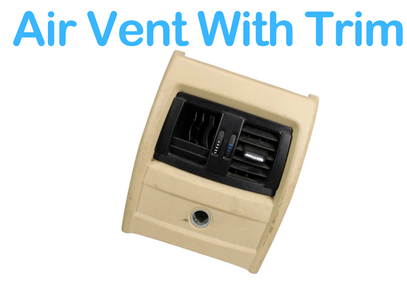 Load image into Gallery viewer, 12-18 BMW 320i 328i 335i Rear Center Console Air Vent With Trim Panel OEM