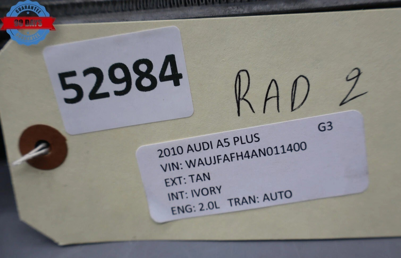 Load image into Gallery viewer, 09-18 Audi A5 A5 Quattro Front Engine Cooling Radiator 8K0121251 Oem