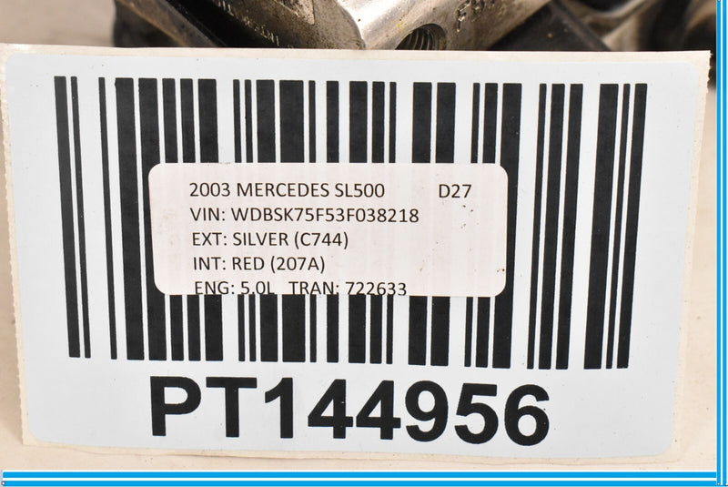 Load image into Gallery viewer, 03-06 Mercedes SL500 SL600 R230 Rear Hydraulic ABC Suspension Valve Block Oem