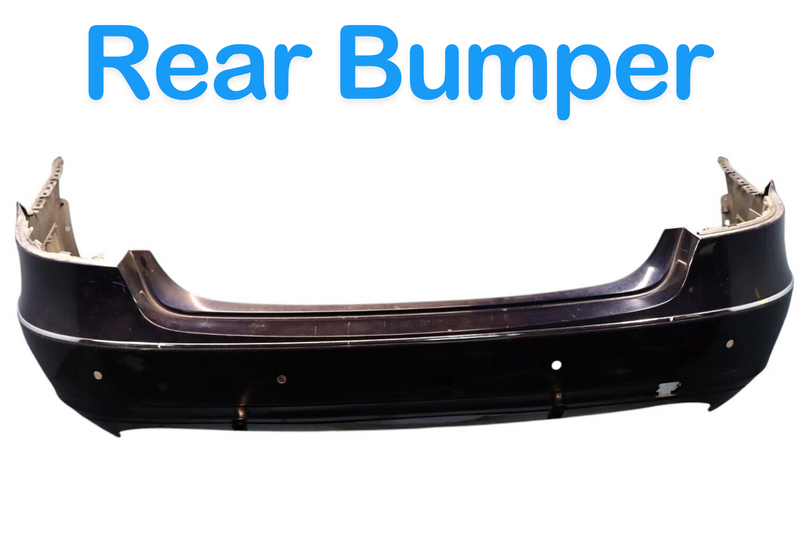 Load image into Gallery viewer, 06-16 Mercedes E350 E550 Rear Lower Bumper Cover Assy W/Parking Sensor Holes Oem
