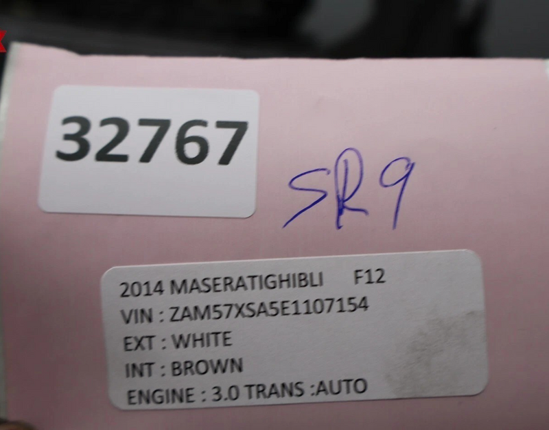 Load image into Gallery viewer, 14-22 Maserati Ghibli Front Right Passenger Seat Rail Track Frame W/Motors Oem