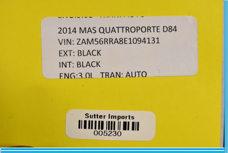 Load image into Gallery viewer, 14-20 Maserati Quattroporte Rear Trunk Spare Wheel Compartment Trim Cover Oem