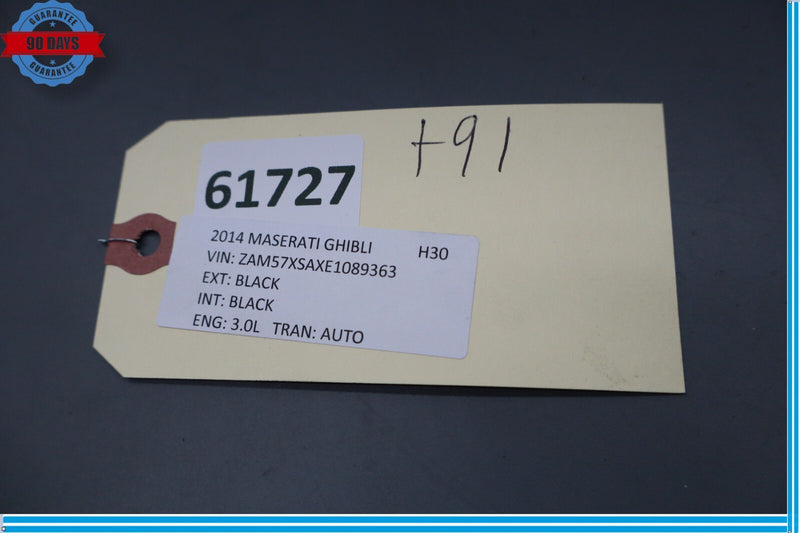 Load image into Gallery viewer, 14-22 Maserati Ghibli M157 Front Left Side Seat Switch Cover Trim Black Oem