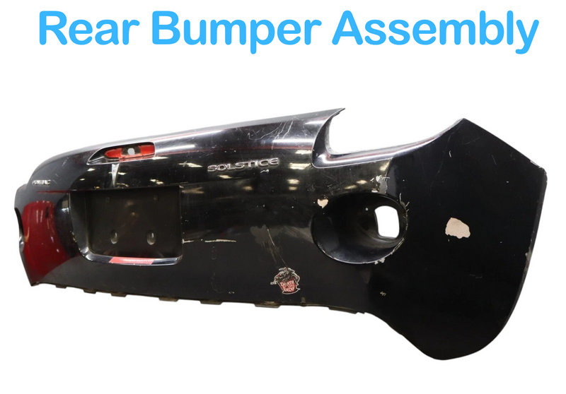 Load image into Gallery viewer, 06-09 Pontiac Solstice Rear Lower Bumper Cover Assembly Trim Panel Black OEM