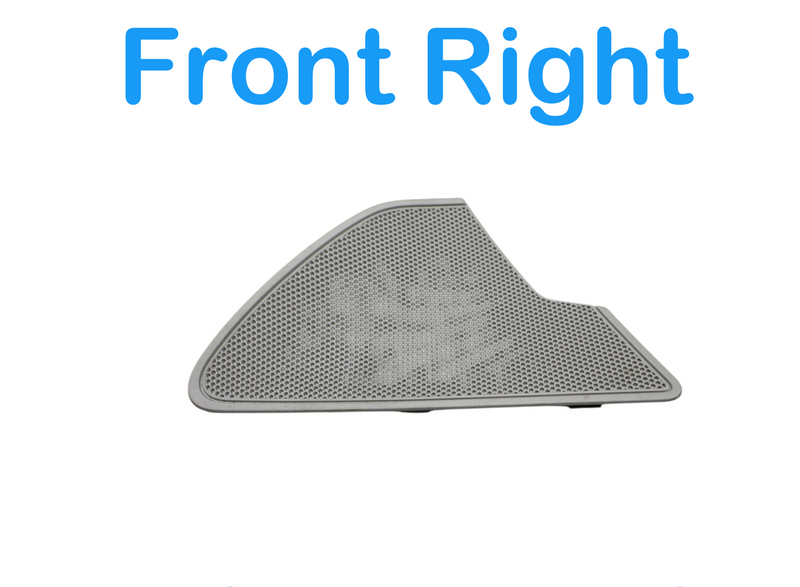 Load image into Gallery viewer, 12-18 Audi A6 Quattro Front Right Door Speaker Grille Cover Silver 4G0035424 Oem