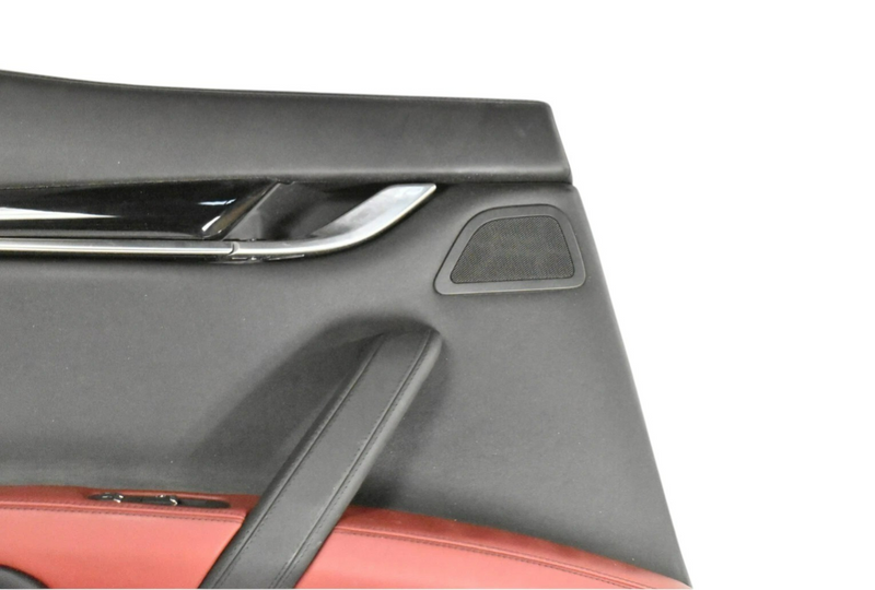Load image into Gallery viewer, 14-17 Maserati Ghibli Rear Left Complete Interior Door Panel 06700086140 Oem