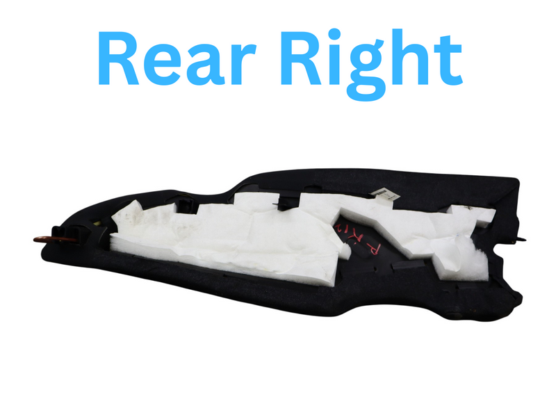 Load image into Gallery viewer, 16-20 Jaguar XF X260 Rear Right Passenger Side Bolster Cover Black Oem