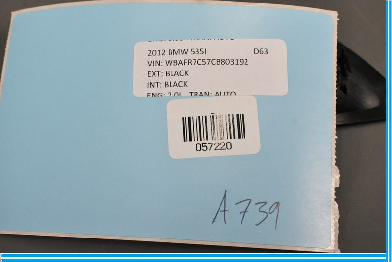 Load image into Gallery viewer, 11-16 BMW 528i 535i 550i F10 Front Left Interior Driver Door Handle Insert Oem