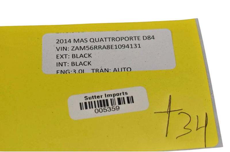 Load image into Gallery viewer, 14-20 Maserati Quattroporte Rear Trunk Air Insulation Boot Foam 670003173 Oem