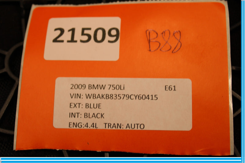 Load image into Gallery viewer, 09-15 BMW 750Li F01 F02 Rear Left Side Deck Shelf Panel Speaker Cover Oem