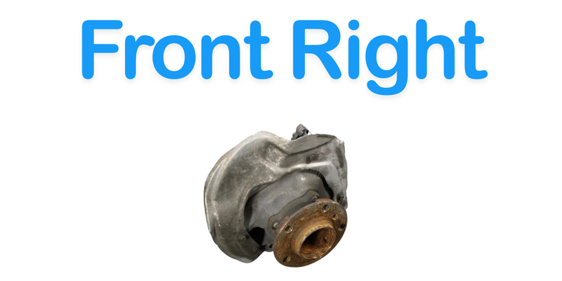 Load image into Gallery viewer, 12-18 BMW 320i 328i F30 Front Right Passenger Side Knuckle Hub 19878810 Oem