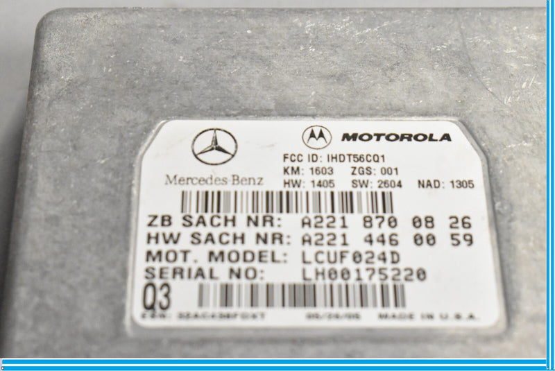 Load image into Gallery viewer, 06-11 Mercedes CLS550 S550 CLS55 AMG W219 Voice Communication Control Module Oem
