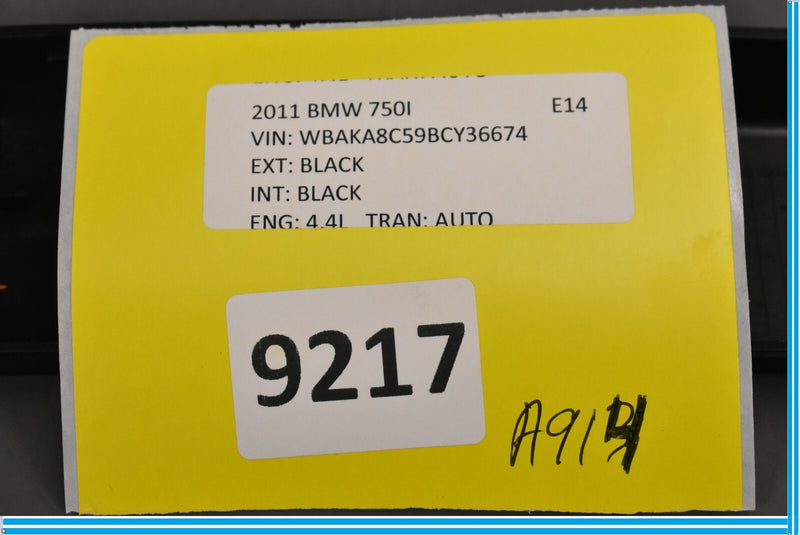 Load image into Gallery viewer, 09-15 BMW 750i 750Li Rear Left Driver Side Window Shade Cover Trim Panel Oem