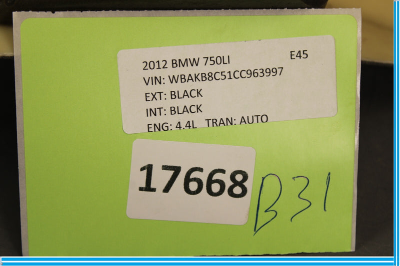 Load image into Gallery viewer, 09-15 BMW 750Li F01 F02 Rear Left Driver Side C Pillar Trim Cover Panel Oem