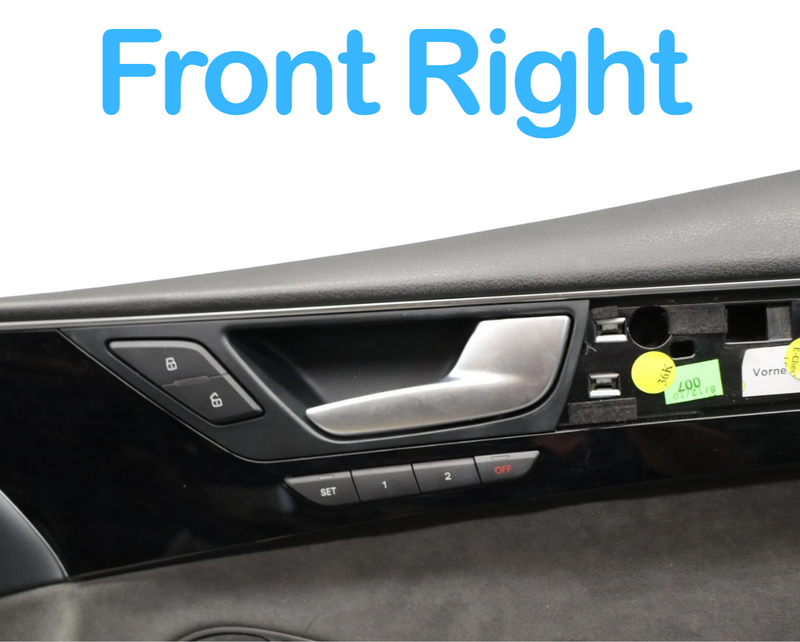 Load image into Gallery viewer, 11-18 Audi A8 Quattro Front Right Passenger Side Interior Door Panel Oem