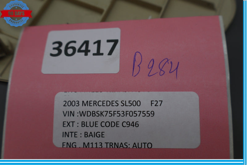 Load image into Gallery viewer, 03-12 Mercedes R230 SL500 SL55 AMG Right Passenger Side Door Panel Cover Oem