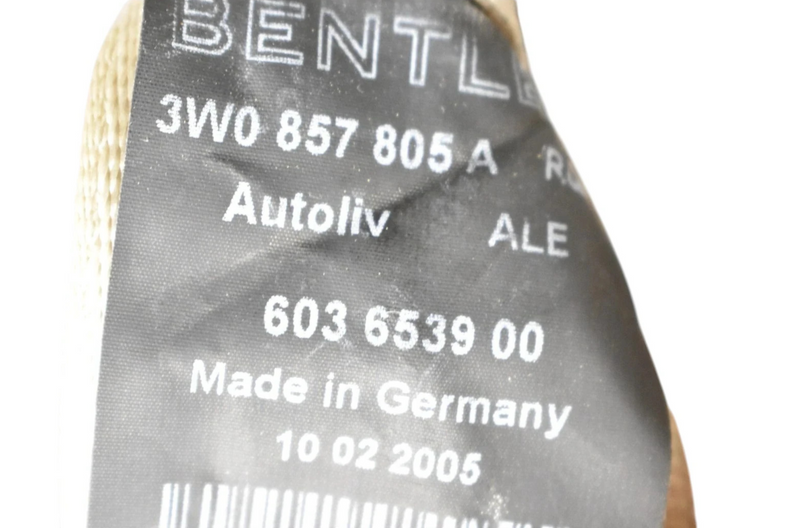 Load image into Gallery viewer, 03-10 Bentley Continental GT Coupe Rear Left Driver Side Seat Belt Retractor OEM