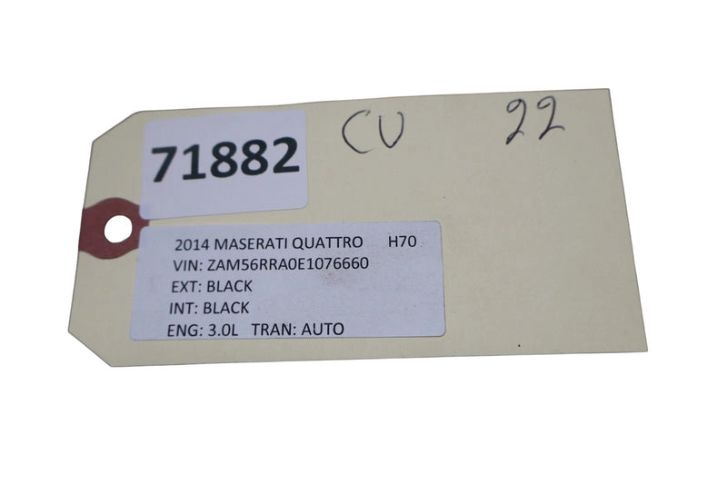 Load image into Gallery viewer, 14-18 Maserati Quattroporte Rear Right Side Top Upper Seat Cushion 670007052 Oem