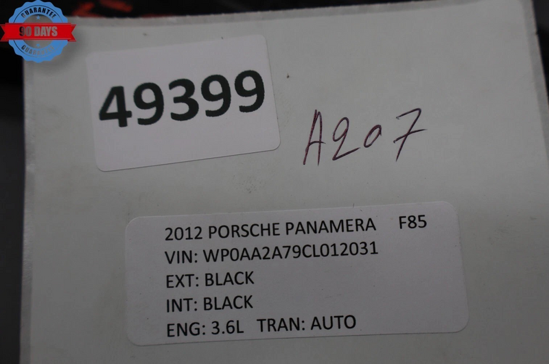 Load image into Gallery viewer, 10-16 Porsche Panamera Right Side Windshield Cowl Vent Grille 97055546400 Oem